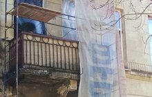 Фото 1: На вул. Ярослава Мудрого відремонтували 4 балкони за Програмою співфінансування