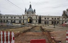 Фото 9: Реконструкція пл. Двірцевої: роботи з прокладання головного водогону завершили