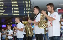 Фото 8: У межах Leopolis Jazz Fest у львівському аеропорту відбувся музичний флеш-моб