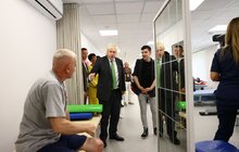 Фото 13: Борис Джонсон відвідав реабілітаційний центр НЕЗЛАМНІ/ UNBROKEN у Львові
