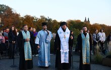 Фото 9: На Меморіалі Героїв Небесної Сотні у Львові співали стрілецькі та повстанські пісні