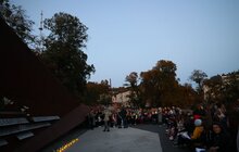 Фото 29: На Меморіалі Героїв Небесної Сотні у Львові співали стрілецькі та повстанські пісні