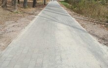 Фото 1: У парку «Горіховий гай» завершили капітальний ремонт доріжки