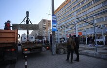 Фото 3: У Львові демонтували незаконно встановлену тимчасову споруду на пр. Чорновола, 57