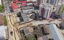 Фото 4: Квазікільце на вул. Шевченка відкриють у червні, загалом дорогу ремонтуватимуть в чотири етапи