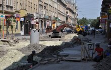 Фото 14: На вул Куліша триває ремонт