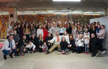 Фото 6: Колядки, пампухи і кутя: в Urban Camp Lviv організували традиційний Святвечір для переселенців
