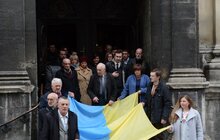 Фото 5: Львів'яни відзначили 26-ту річницю підняття Державного прапора над Ратушею