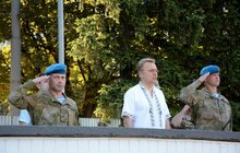 Фото 9: Сьогодні у Львові відбулися заходи з нагоди відзначення 25-ї річниці Дня Високомобільних десантних військ Збройних Сил України у 80-ій бригаді