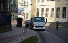 Фото 11: На вулицях Львова працюють порохотяги і поливально-мийні машини