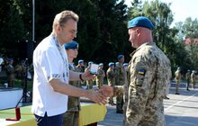 Фото 21: Сьогодні у Львові відбулися заходи з нагоди відзначення 25-ї річниці Дня Високомобільних десантних військ Збройних Сил України у 80-ій бригаді