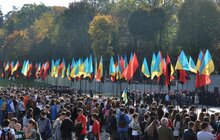 Фото 23: «Ми сьогодні вшановуємо не тільки ветеранів УПА, а й усіх Героїв нашої країни, які своїми тілами закрили нас і захистили», - А. Садовий