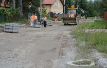 Фото 1: Ремонт вул. Франка у Винниках завершать до кінця цього року