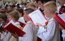 Фото 4: У День Незалежності «Дударик» виконав в центрі Львова акафіст