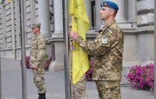 Фото 14: Урочиста церемонія підняття Державного Прапора України