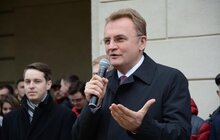 Фото 9: Сьогодні на площі Ринок у Львові спільно заспівали Гімн України