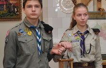 Фото 5: Львову урочисто передали Вифлеємський Вогонь Миру