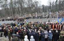 Фото 17: Сьогодні на Личаківському кладовищі відбулися похорони 2 львів’ян-учасників АТО