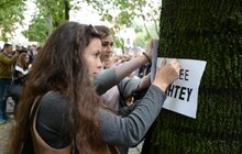 Фото 18: Сьогодні у Львові студенти різних вишів взяли участь в масштабній акції солідарності із бранцями Кремля «Хода солідарності. Волю заручникам Кремля!»