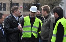 Фото 11: «Плануємо до кінця літа весь об’єм основних робіт завершити», - А.Садовий про ремонт вул Промислової та Б. Хмельницького