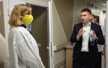 Фото 16: Крістіна Квін ознайомилась з роботою медичного об’єднання невідкладної допомоги у Львові