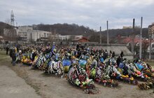 Фото 15: Львів попрощався з Героєм з АТО з Тарасом Стельмахом
