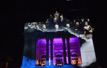 Фото 5: Біля університету ім. І. Франка відбулось медійно-драматичне дійство з нагоди святкування 100-річчя ЗУНР