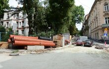 Фото 19: У Львові з червня ремонтують вулиці вздовж трамвайних колій - вул.Котляревського-Нечуя-Левицького, Київську та Русових
