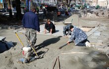 Фото 1: Триває ремонт проспекту Свободи 