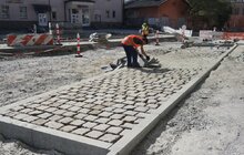 Фото 4: Частину вул. Богдана Хмельницького планують завершити до кінця вересня