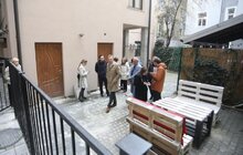 Фото 15: Міський голова Львова разом з юними «посадовцями» оглянув будівництво Молодіжного центру