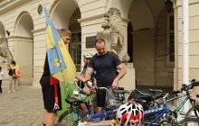 Фото 7: Зі Львова стартував велопробіг за участю незрячих людей «Бачу! Можу! Допоможу!»