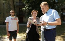 Фото 11: У Франківському районі міста облаштовують сквер на вул. Японській