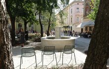 Фото 13: Сьогодні відкрили оновлену площу та ознакування в історичній єврейській дільниці Львова