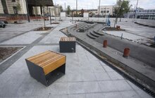Фото 22: На площі Двірцевій облаштовують новий фонтан