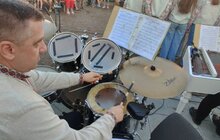 Фото 4: Мешканці модульного містечка у Львові відсвяткували День Незалежності (відео)