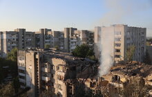 Фото 4: У Львові внаслідок російської ракетної атаки постраждали 17 людей