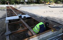 Фото 9: У Львові триває облаштування громадського простору та озера на вул. Панча