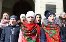 Фото 7: Сьогодні в центрі Львова урочисто заспівали Гімн України