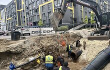 Фото 1: На вул. Залізничній вже проклали та підключили до мережі новий водопровід