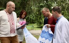 Фото 11: Сьогодні у лікарні святого Луки одружились Ігор та Наталя з Донеччини