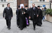 Фото 2: Глава Православної Церкви України розпочав перший офіційний візит до Львова з відвідин Ратуші