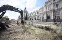 Фото 17: «До кінця цього року вже можна буде трамваєм проїхати прямо до входу у вокзал», — А. Садовий про ремонт пл. Двірцевої