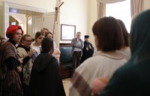 Фото 7: Українська академія лідерства в Ратуші презентувала вертеп, який створили самі ж студенти
