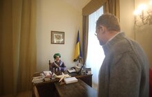 Фото 14: Українська академія лідерства в Ратуші презентувала вертеп, який створили самі ж студенти