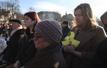 Фото 7: Спільна молитва та «Ангели пам’яті»: Львів вшанував пам'ять Героїв Небесної Сотні