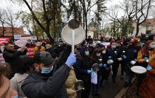 Фото 5: «Жодного нерозумного рішення місто приймати не буде», — мер Львова під час акції проти карантину «вихідного дня»