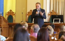 Фото 4: Мирослава Гонгадзе у Львові прочитала лекцію «Віра-Покликання-Відвага. Молодь як рушій змін»