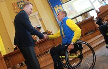 Фото 8: Мер Львова відзначив спортсменів Міжнародних змагань Invictus Games Toronto 2017 («Ігри Нескорених»)