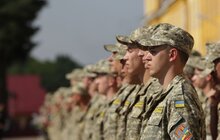 Фото 22: Урочистий ритуал складання Військової присяги студентами цивільних вищих навчальних закладів, які навчалися за програмою підготовки офіцерів запасу 